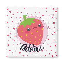 Mooie Aardbei Stippen Personaliseerbaar