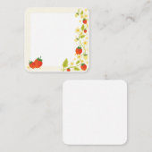 Mooie aardbeien notitiekaarten notitiekaartje (Voorkant / Achterkant)