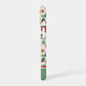 Mooie aardbeiendesign met aangepaste naam   iPhone 16 hoesje (Linkerkant)