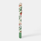 Mooie aardbeiendesign met aangepaste naam   iPhone 16 hoesje (Rechterkant)