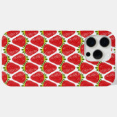 Mooie Aardbeienpatroon Esthetiek Case-Mate iPhone Case (Achterkant (horizontaal))