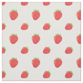 Mooie aardbeienprint katoen stof (Swatch)