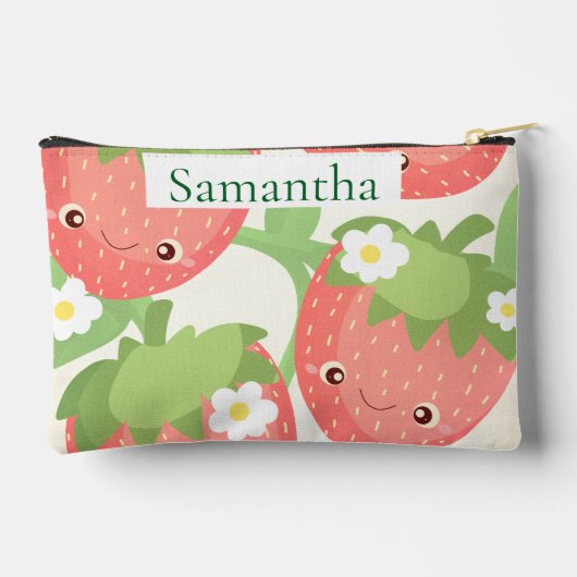 Mooie Aardbeientuin Etui (Achterkant)