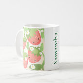 Mooie Aardbeientuin Koffiemok (Voorkant links)