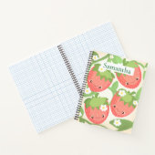 Mooie Aardbeientuin Notitieboek (Binnen)