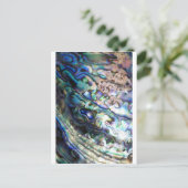 Mooie abalone schelp briefkaart (Staand voorkant)