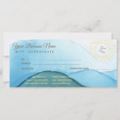 Mooie Abstract Blauwe Waterverf Inkt (Voorkant)