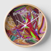 Mooie Abstract Kleurrijke Vloeibare Marmer (Voorkant)