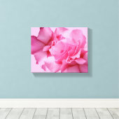 Mooie abstract mooie roze roos moderne bloem canvas afdruk (Insitu (Houten vloer))