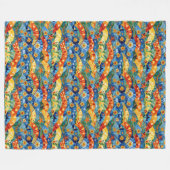Mooie Abstract Naadloos Patroonontwerp Fleece Deken (Voorkant (Horizontaal))