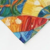 Mooie Abstract Naadloos Patroonontwerp Fleece Deken (Hoek)