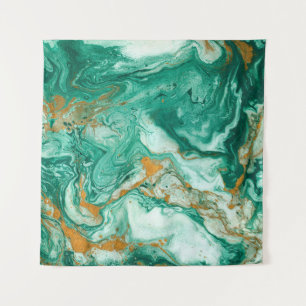 Mooie abstracte achtergrond. Golden en donkere gre Wandkleed