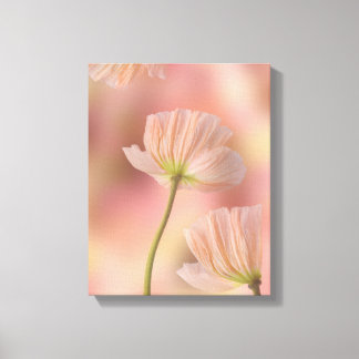 Mooie Abstracte Bloem Canvas Afdruk