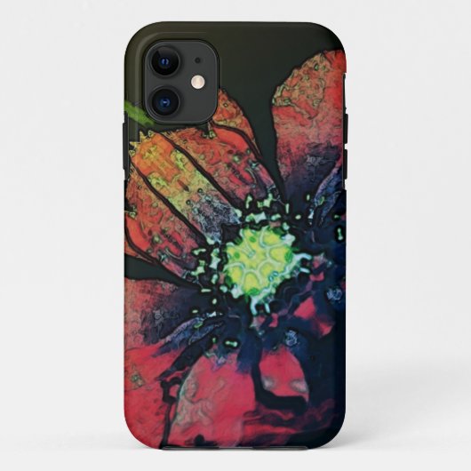 Mooie abstracte bloem telefoonhoes Case-Mate iPhone case (Achterkant)