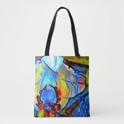 Mooie abstracte bloem tote bag (Voorkant)