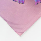 Mooie Abstracte bloemen #11 Fleece Deken (Hoek)