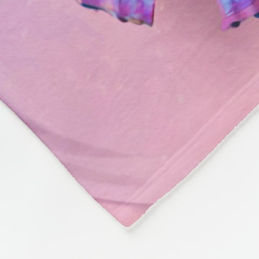 Mooie Abstracte bloemen #11 Fleece Deken (Hoek)