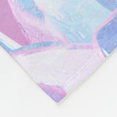 Mooie Abstracte bloemen #12 Fleece Deken (Hoek)