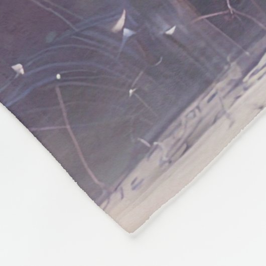 Mooie Abstracte bloemen #3 Fleece Deken (Hoek)