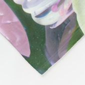 Mooie Abstracte bloemen #7 Fleece Deken (Hoek)