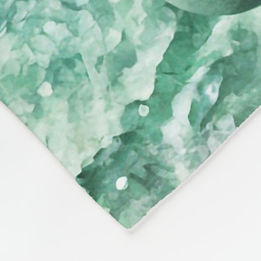 Mooie Abstracte bloemen #8 Fleece Deken (Hoek)