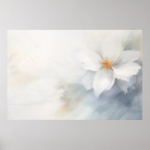 Mooie abstracte bloesem poster (Voorkant)