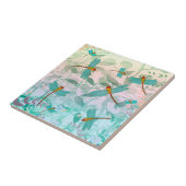 Mooie Abstracte Dragonfly Tegel Tegeltje (Zijkant)