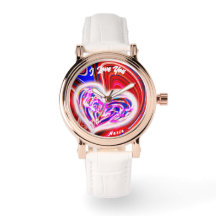 Mooie Abstracte Elegant Roos Gold Watch