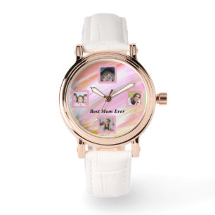 Mooie Abstracte Elegant Roos Gold Watch Horloge
