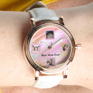 Mooie Abstracte Elegant Roos Gold Watch Horloge