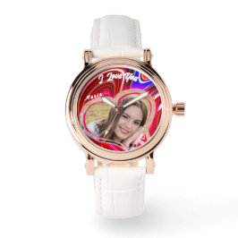 Mooie Abstracte Elegant Roos Gold Watch Horloge