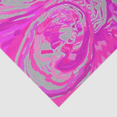 Mooie Abstracte Fuchsia Roos Paisley Design Tissuepapier (Detail)