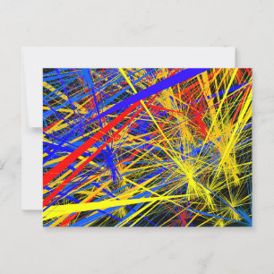 Mooie Abstracte Geometrische Patroon Poster Kaart