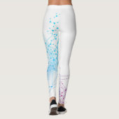 Mooie Abstracte geometrische stijlvolle kunst Leggings (Achterkant)