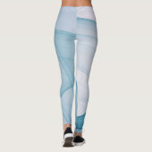 Mooie Abstracte geometrische stijlvolle kunst Leggings (Achterkant)