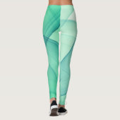 Mooie Abstracte geometrische stijlvolle kunst Leggings (Achterkant)