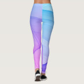 Mooie Abstracte geometrische stijlvolle kunst Leggings (Achterkant)