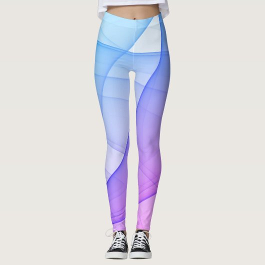 Mooie Abstracte geometrische stijlvolle kunst Leggings (Voorkant)
