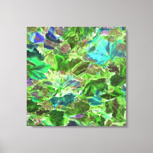 Mooie Abstracte Groene Bladeren Loof
