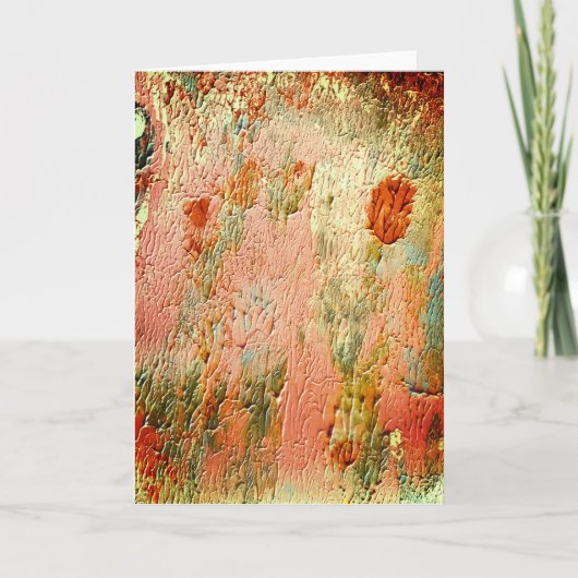 Mooie abstracte kaart voor vriendschap (Voorkant)