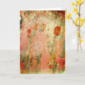 Mooie abstracte kaart voor vriendschap (Gele Bloem)