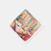 Mooie Abstracte kerstdiner tafel setting Servet (Hoek)