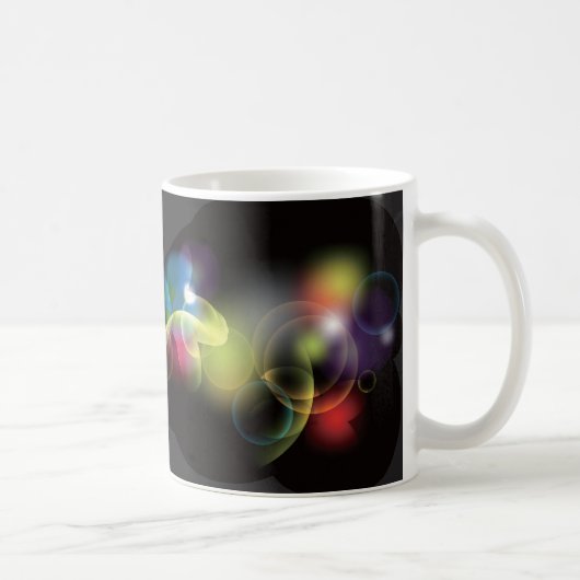 Mooie Abstracte koffiebeker Koffiemok (Rechts)