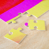 Mooie abstracte kunst legpuzzel (Zijkant)