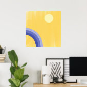 Mooie abstracte kunst poster (Thuiskantoor)