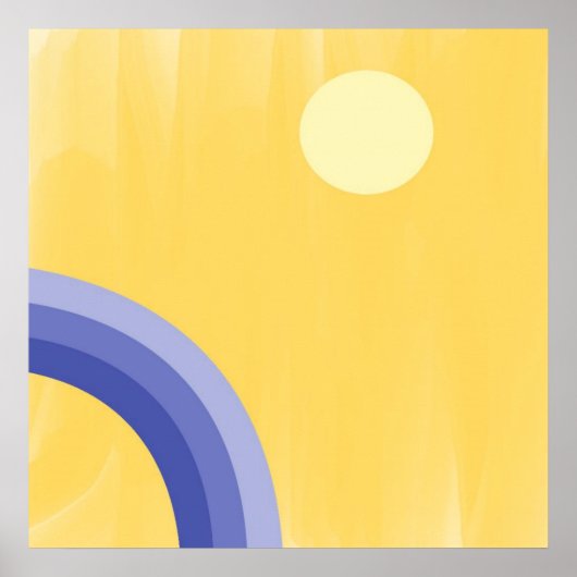 Mooie abstracte kunst poster (Voorkant)