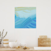 Mooie abstracte kunst poster (Keuken)