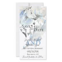 Mooie Abstracte Paard en Bergen Bruiloft