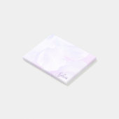 Mooie Abstracte Paarse Bloemblaadjes Post-it® Notes (Schuin)