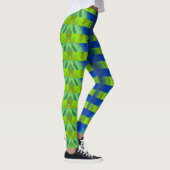 Mooie Abstracte Peacock Alien Leggings (Rechts)